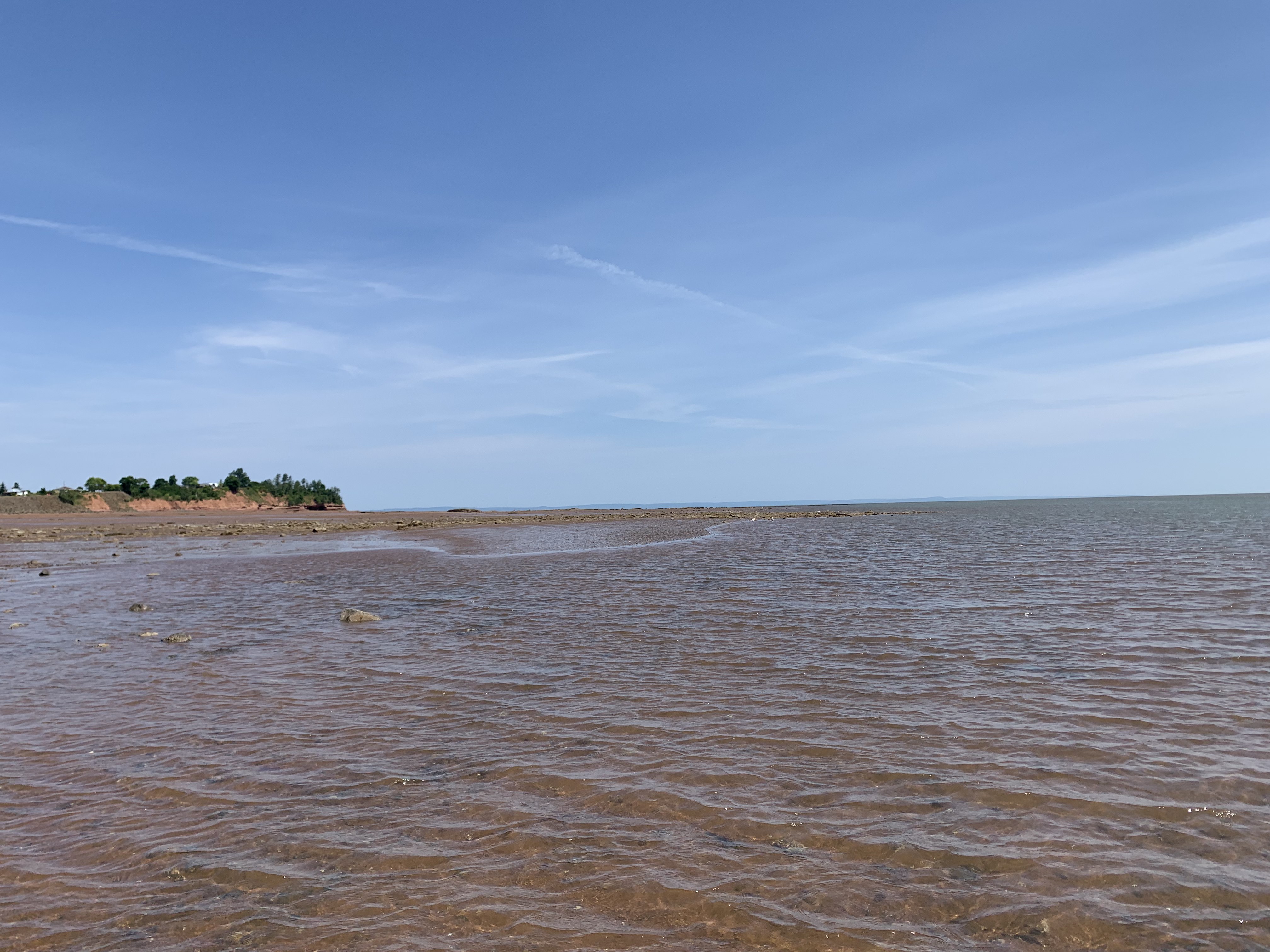 Kingsport, Nova Scotia at low tide on the Bay of Fundy